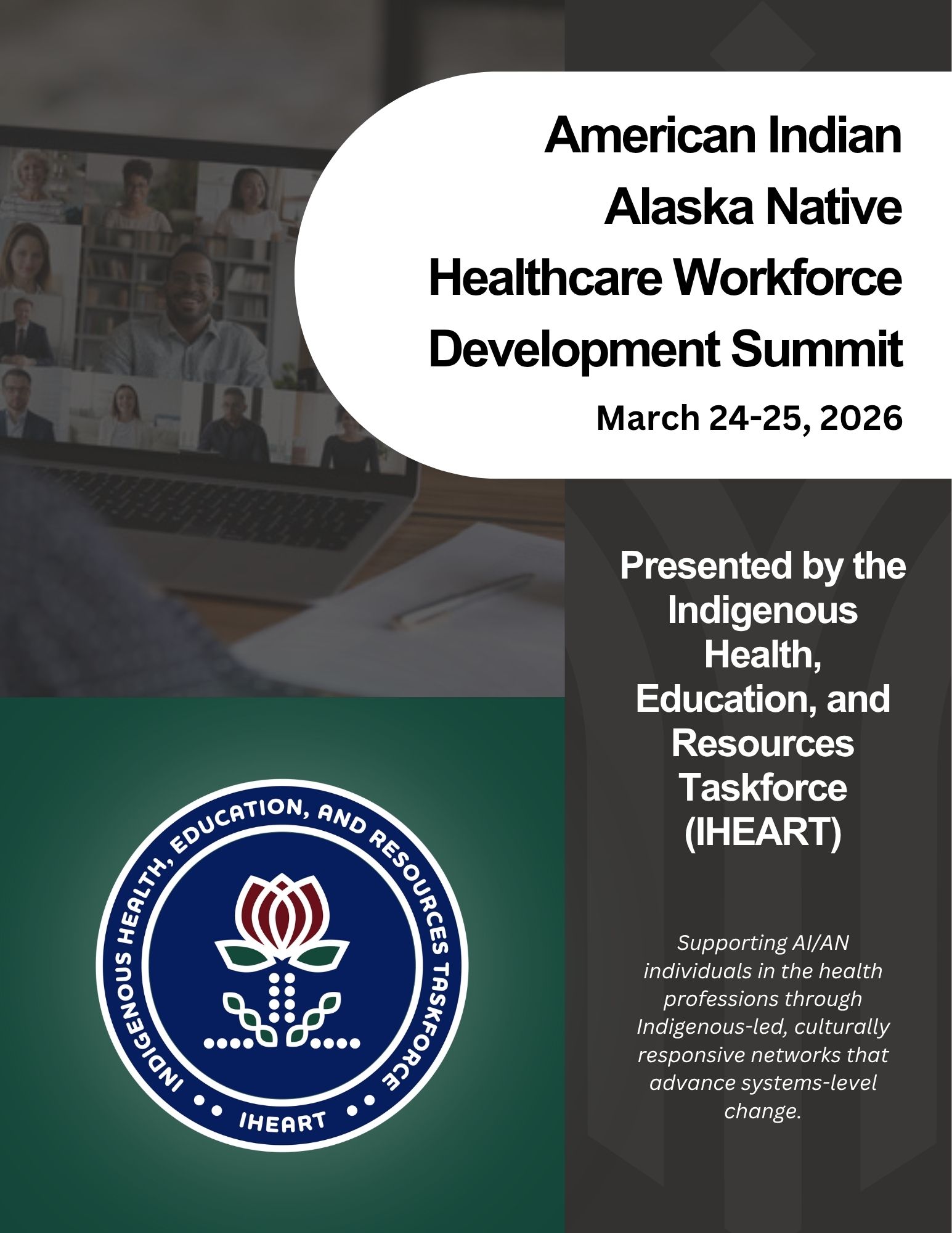 Cover page for IHEART 2026 virtual summit report